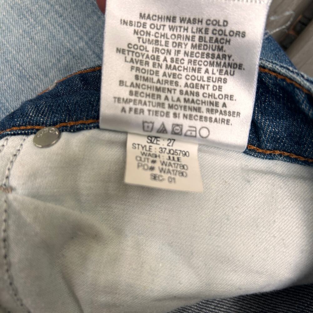 Joe's Jeans Muse Jule Wash Flare Bootcut Jeans 27 High Rise Distressed Y2K - Picture 4 of 9